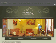 Tablet Screenshot of apartamentoslospirineos.es